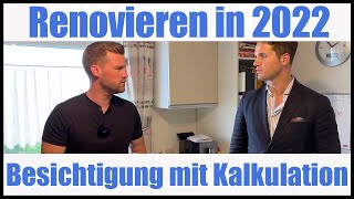 Haus renovieren 2022  Renovierungskosten schätzen bei Erstbesichtigung [upl. by Nonahs307]