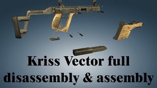 Kriss Vector full disassembly amp assembly [upl. by Eimmit715]