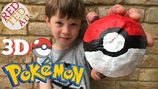 3D Poke Ball DIY  Pokemon Go  Collab wit Carly Toffle [upl. by Eniloj]