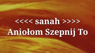 sanah  Aniołom Szepnij To Tekst  Lyrics [upl. by Nylorahs]