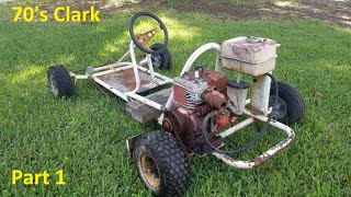 Vintage Go Kart restoration Part 1 [upl. by Yerffoj]