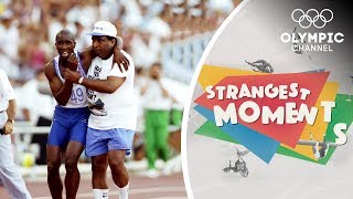 The Story of Derek Redmonds Iconic Olympic Moment  Strangest Moments [upl. by Alecia]