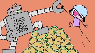 TacoBot 3000 Part 3 of the Raining Tacos saga  Parry Gripp  animation by BooneBum [upl. by Nylanna]