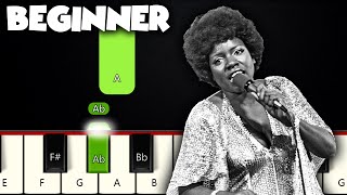 I Will Survive  Gloria Gaynor  BEGINNER PIANO TUTORIAL  SHEET MUSIC by Betacustic [upl. by Harim]