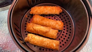 Air Fryer Frozen Egg Rolls Recipe  How To Cook Frozen Egg Rolls In The Air Fryer  So Crispy [upl. by Nuahsak215]