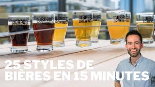 25 styles de bières en 15 minutes 🍺 [upl. by Nnalorac571]