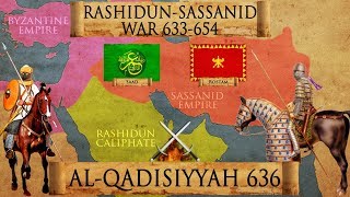 Battle of alQadisiyyah 636  MuslimSassanid War of 633654 DOCUMENTARY [upl. by Assenad]