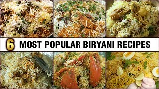 BEST BIRYANI RECIPES  Chicken Biryani  Mutton Biryani  Egg Biryani and more  Get Curried [upl. by Nisay934]