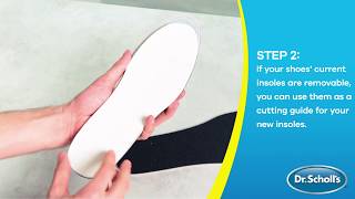 Dr Scholls  How To Use OdorX® OdorFighting Insoles [upl. by Eresed]