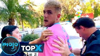 Top 10 Times YouTubers Got Arrested [upl. by Ariana]