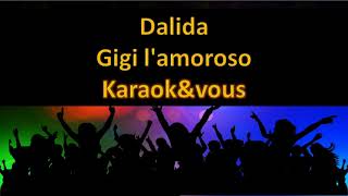 Karaoké Dalida  Gigi lamoroso [upl. by Remde]