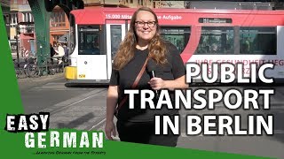 Public Transport in Berlin  Super Easy German 43 [upl. by Enomsed]