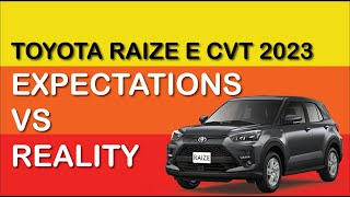 EXPECTATIONS VS REALITY Toyota Raize E CVT [upl. by Terrilyn203]