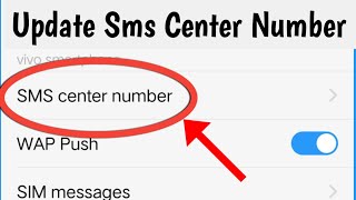 How To Update SMS Center Number In Android [upl. by Aisayt532]