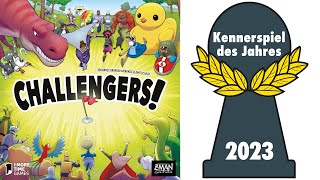 Kennerspiel des Jahres 2023 „Challengers“ [upl. by Gorman762]