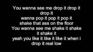 Ester Dean Ft Lil Wayne  Drop It Low Remix LYRICS ON SCREENmp4 [upl. by Alis]