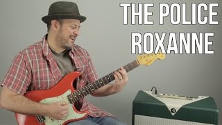 The Police  Roxanne  Guitar Lesson  How to Play on Guitar Tutorial Guitar Lesson [upl. by Hilde]