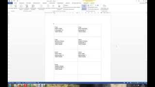 Microsoft Word EtikettenVorlage erstellen amp Seriendruck einfügen Deutsch German Tutorial [upl. by Kal]