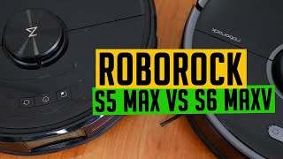 Roborock S5 Max vs S6 MaxV Which Premium Robot Vacuum is Better [upl. by Ikir]