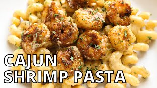 How to Make THE BEST Creamy Cajun Shrimp Pasta [upl. by Borlase]