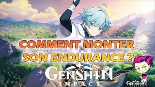 Comment Monter son Endurance  Localisation Anémoculus Géoculus et Statues des 7   GENSHIN IMPACT [upl. by Hgielanna521]