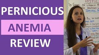 Pernicious Anemia Nursing Pathophysiology Symptoms Treatment  Anemia Types NCLEX [upl. by Hashim208]