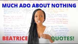 Beatrice Character Quotes amp WordLevel Analysis  quotMuch Ado About Nothingquot GCSE English Revision [upl. by Melodee]