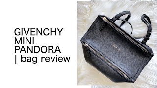 Givenchy Mini Pandora  Bag Review [upl. by Tindall468]