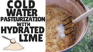 Cold Water Lime Pasteurization For Growing Mushrooms [upl. by Tormoria]