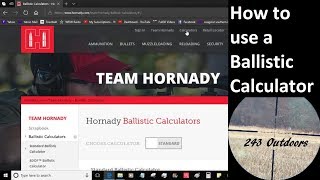 How To Use A Ballistic Calculator [upl. by Valerye744]