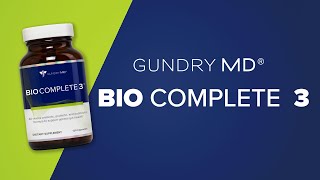 Bio Complete 3  the complete gut health package  Gundry MD [upl. by Eisor]