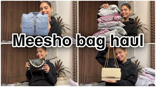 Meesho bags hauls starting ₹100  Kajal Choudhary [upl. by Clovah]