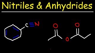 Naming Acid Anhydrides and Nitriles  IUPAC Nomenclature [upl. by Smitt]