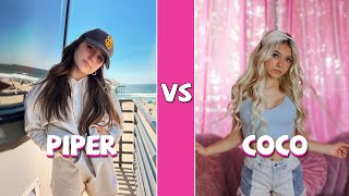 Piper Rockelle Vs Coco Quinn TikTok Dance Battle [upl. by Endora330]