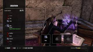 How to make a Trifling Glyph of Stamina eso [upl. by Mortie]