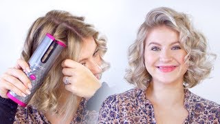 Worlds First WIRELESS AUTOMATED Curling Iron  Milabu [upl. by Etnoek]