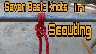 BASIC KNOT IN SCOUTING [upl. by Appledorf383]