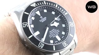 Tudor Pelagos 25600TN COSC Chronometer  Ceramic Bezel Luxury Dive Watch Review [upl. by Trilly535]