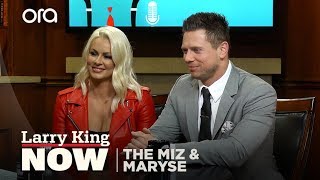 The Miz amp Maryse on life as WWE Superstars [upl. by Reffotsirk586]