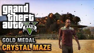 GTA 5  Mission 20  Crystal Maze 100 Gold Medal Walkthrough [upl. by Harriot]