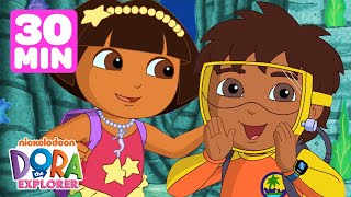 Dora amp Diegos Rescue Adventures 🧜‍♀️ 30 Minutes  Dora the Explorer [upl. by Uird875]