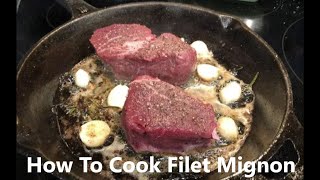 Fillet Mignon Recipe  How to make perfect Fillet Mignon Steaks [upl. by Lyrej]