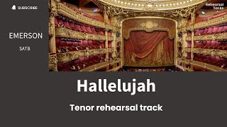 Hallelujah Leonard Cohen Roger Emerson SATB Tenor rehearsal track [upl. by Marlowe313]