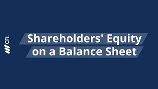 Shareholders Equity on a Balance Sheet Explained [upl. by Eirol]