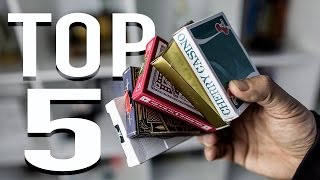 BEST PLAYING CARDS  TOP 5 [upl. by Treacy]