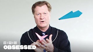 How This Guy Folds and Flies World Record Paper Airplanes  WIRED [upl. by Stephan]