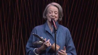 Dame Maggie Smith wins Best Actress at the Evening Standard British Film Awards [upl. by Ynnel]