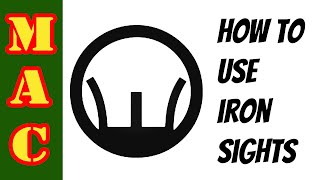 Back to the Basics How to use Iron Sights on a rifle [upl. by Anirahc]