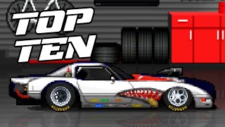 Top Ten Drag Builds of The Week  Pixel Car Racer [upl. by Ayotak]