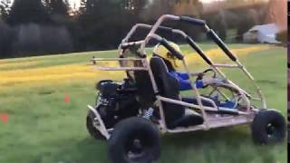 Coleman Powersports KT196C OffRoad Go Kart 196cc65HP [upl. by Ellemac]